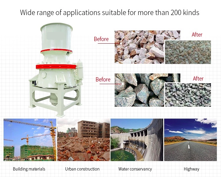 La capacità idraulica 500tph del nuovo grande grande Symons frantoio del cono della Cina della macchina composta del frantoio del cono zinca il minerale metallifero da vendere