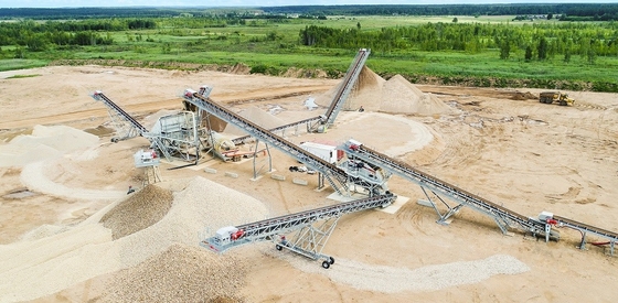 Nastro trasportatore di trasferimento del cavo di Teel del carbone 7.5kW fisso gitante - 250kW