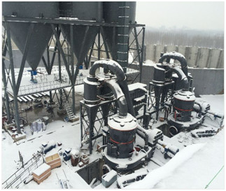 Smerigliatrice ad alta pressione Grinding Mill YGM 440V 4R 5R 6R della sospensione di 45 TPH