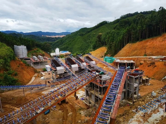 Vaglio oscillante 45Kw di moto circolare di serie di Yk in ferro della cava grigio