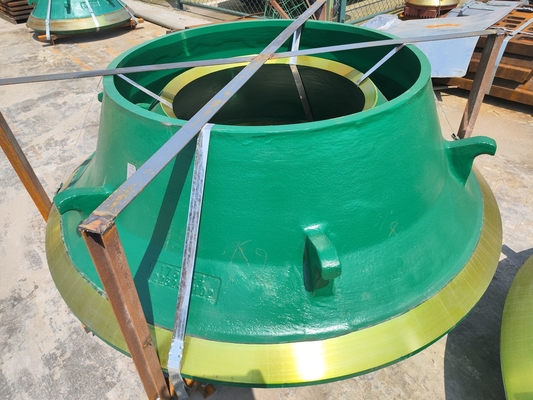 Fodera della ciotola del frantoio del cono di Mn18cr2 CH430, parti di usura del frantoio di estrazione mineraria del cono dell'alimentazione