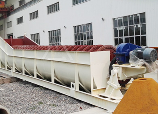 Capacità di spirale della vite della ghiaia della macchina 240 TPH del vaglio oscillante del setaccio della sabbia 11KW*2 grande