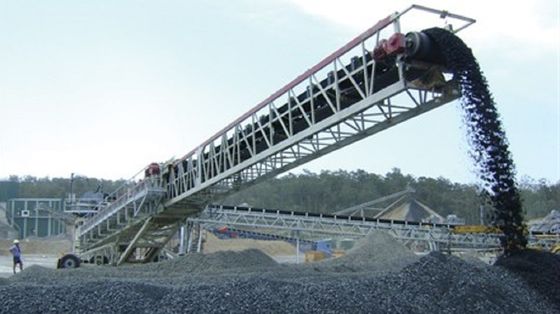 Convogliatore a nastro di trasferimento del minerale di ferro 200 kW 1200 mm Larghezza Trasporto minerario