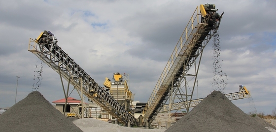 Trasportatore di trasferimento della cinghia in PVC di B-800 B1000 B1200 per la cava estraente