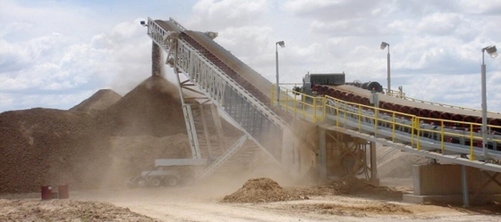 Grande nastro trasportatore di trasferimento di potere di inclinazione verso l'alto lungamente 500mm 650mm 800mm