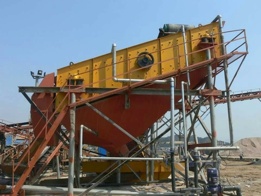 Macchina vibratoria di vibrazione di alta efficienza del setaccio lineare dello schermo per la pianta concreta degli aggregati
