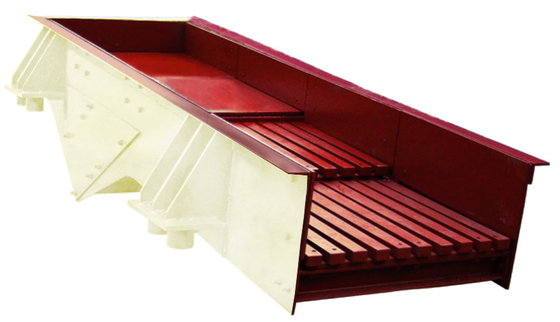 alimentatore estraente ampiamente usato, alimentatore di vibrazione elettromagnetico del grembiule di 600mm GZT 1148 dell'orso grigio