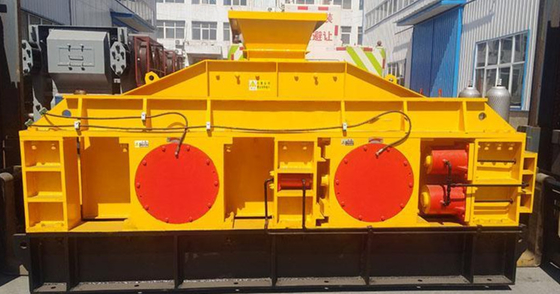 Sistema stridente di Toothe del doppio del frantoio a cilindro 1000mm del diametro idraulico del rullo