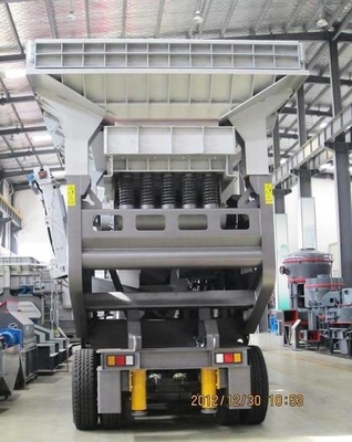 50 - Macchina mobile del frantoio di 300 TPH che scherma dimensione d'alimentazione del frantoio 245mm del cono della miniera