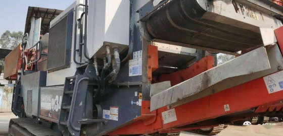 Il portatile QJ341 ha utilizzato il frantoio a mascella mobile della pista del frantoio fatto nel 2015