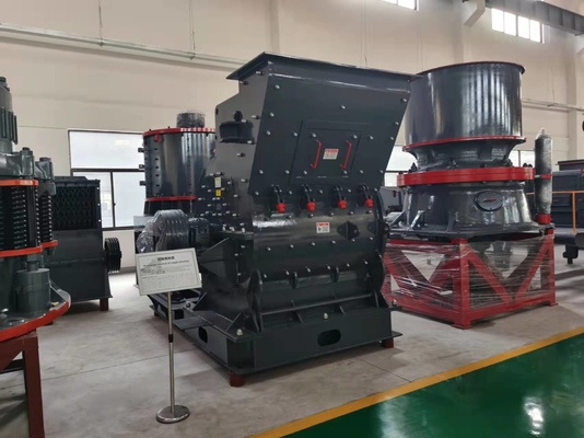 Polvere grezza della pietra del quarzo della macchina 75Kw del frantumatore a martelli della pietra del mulino del gesso